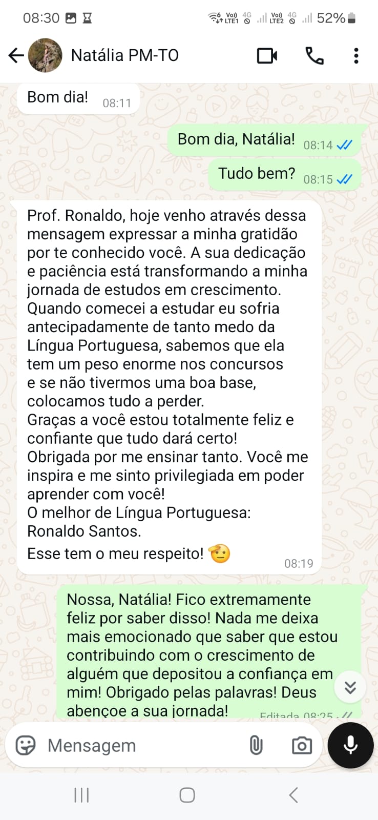 Depoimento NatĂĄlia