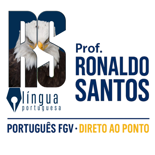 Logo Prof. Ronaldo Santos, RS Língua Portuguesa